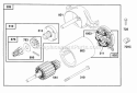 Part Location Diagram of 398879 Briggs and Stratton Clutch-Drive